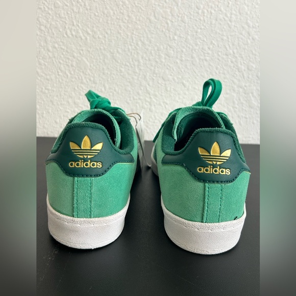 NEW ADIDAS Campus ADV Skate Shoes UNISEX Collegiate Green/White SUEDE LACE UP - Picture 2 of 7